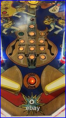 1978 Stern Ted Nugent Pinball Machine Plays Great