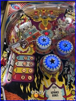 1978 Stern Wild Fyre Pinball Machine Professional Techs 7 Drop Targets 1978 Stern Wild Fyre Pinball Machine Professional Techs 7 Drop Targets