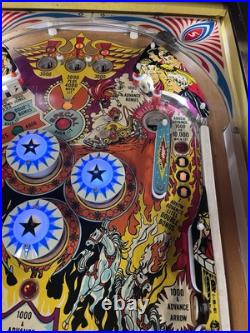 1978 Stern Wild Fyre Pinball Machine Professional Techs 7 Drop Targets 1978 Stern Wild Fyre Pinball Machine Professional Techs 7 Drop Targets