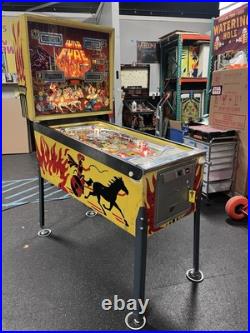 1978 Stern Wild Fyre Pinball Machine Professional Techs 7 Drop Targets 1978 Stern Wild Fyre Pinball Machine Professional Techs 7 Drop Targets