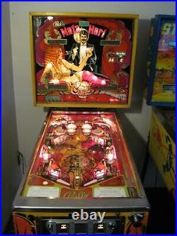 1978 Vintage Mata Hari Bally Original Vintage Restored Pinball Machine