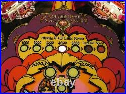 1978 Vintage Mata Hari Bally Original Vintage Restored Pinball Machine