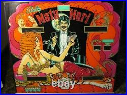 1978 Vintage Mata Hari Bally Original Vintage Restored Pinball Machine