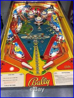 1979 Bally Classic Star Trek Pinball Machine Kirk Spock The Original Leds Nice