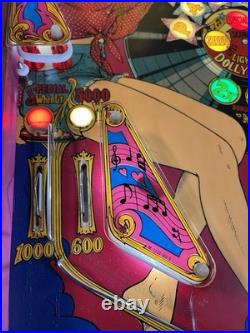 1979 Bally Dolly Parton Pinball Machine Prof Techs Plays Great