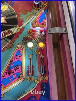 1979 Bally Dolly Parton Pinball Machine Prof Techs Plays Great
