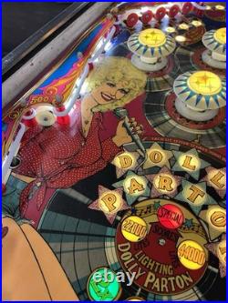 1979 Bally Dolly Parton Pinball Machine Prof Techs Plays Great