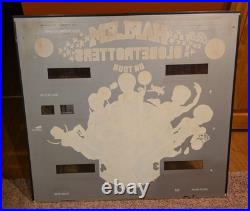 1979 Bally Harlem Globetrotters Originial Glass Pinball Backglass
