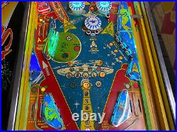 1979 Bally Original Star Trek Pinball Machine Kirk Mccoy Uhura Spock Leds
