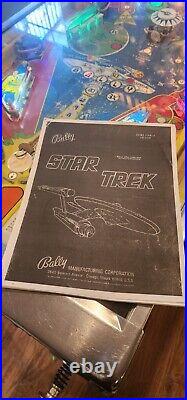 1979 Bally Star Trek Pinball