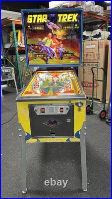 1979 Bally Star Trek Pinball Machine Prof The Original Kirk Bones Spock Leds