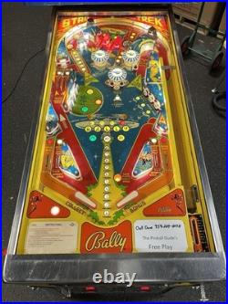 1979 Bally Star Trek Pinball Machine Prof The Original Kirk Bones Spock Leds