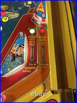 1979 Bally Star Trek Pinball Machine Prof The Original Kirk Bones Spock Leds