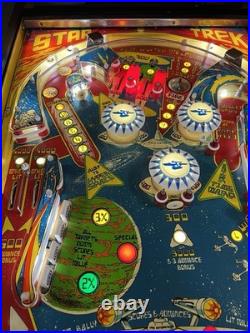 1979 Bally Star Trek Pinball Machine Prof The Original Kirk Bones Spock Leds