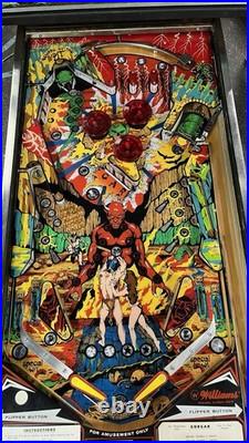 1979 Gorgar Pinball Machine Fully Refurbished First Talking Pin Nice Example