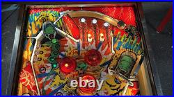1979 Gorgar Pinball Machine Fully Refurbished First Talking Pin Nice Example