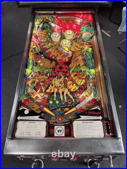 1979 Gorgar Pinball Machine Professional Techs First Talking Pin Nice Example 1979 Gorgar Pinball Machine Professional Techs First Talking Pin Nice Example