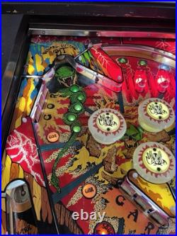 1979 Gorgar Pinball Machine Professional Techs First Talking Pin Nice Example 1979 Gorgar Pinball Machine Professional Techs First Talking Pin Nice Example