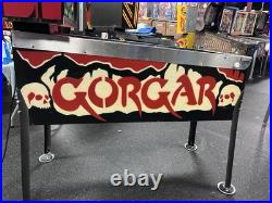 1979 Gorgar Pinball Machine Professional Techs First Talking Pin Nice Example 1979 Gorgar Pinball Machine Professional Techs First Talking Pin Nice Example