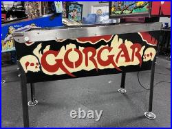 1979 Gorgar Pinball Machine Professional Techs First Talking Pin Nice Example 1979 Gorgar Pinball Machine Professional Techs First Talking Pin Nice Example
