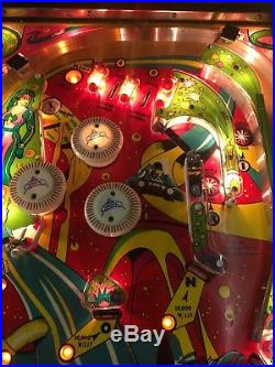 1979 Williams Tri Zone Pinball Machine in Nice Shape, Everything Works 100% COOL