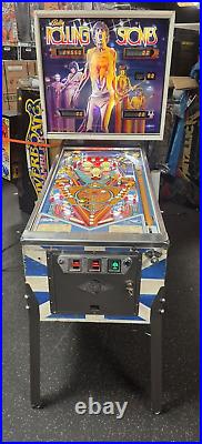 1980 Bally Rolling Stones Pinball Machine Prof Techs Leds Great Playfield