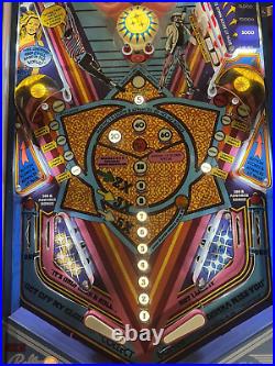 1980 Bally Rolling Stones Pinball Machine Prof Techs Leds Great Playfield