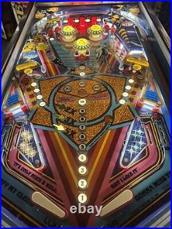 1980 Bally Rolling Stones Pinball Machine Prof Techs Leds Great Playfield