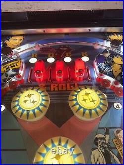 1980 Bally Rolling Stones Pinball Machine Prof Techs Leds Great Playfield