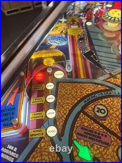 1980 Bally Rolling Stones Pinball Machine Prof Techs Leds Great Playfield