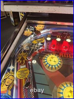 1980 Bally Rolling Stones Pinball Machine Prof Techs Leds Great Playfield