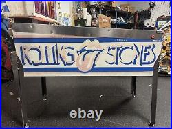 1980 Bally Rolling Stones Pinball Machine Prof Techs Leds Great Playfield