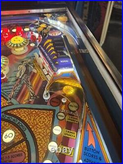 1980 Bally Rolling Stones Pinball Machine Prof Techs Leds Great Playfield