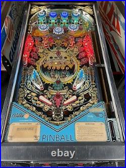 1980 Bally Silverball Mania Pinball Machine Classic Leds Plays Great