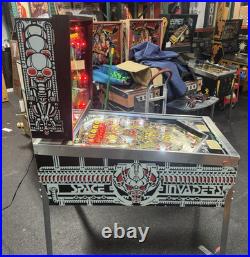 1980 Bally Space Invaders Pinball Machine Prof Techs Plays Great Refurbished