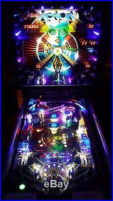 1980 Bally Xenon Pinball Machine upgraded Play field protector LEDS throughout