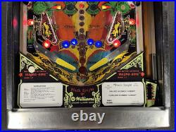 1980 Black Knight Pinball Machine Professional Techs Full Leds Plays Great