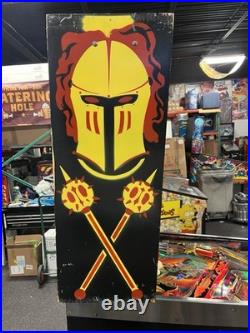 1980 Black Knight Pinball Machine Professional Techs Full Leds Plays Great