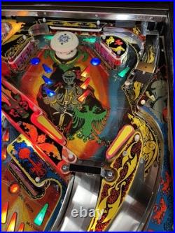 1980 Black Knight Pinball Machine Professional Techs Full Leds Plays Great