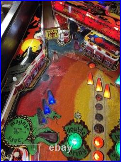 1980 Black Knight Pinball Machine Professional Techs Full Leds Plays Great