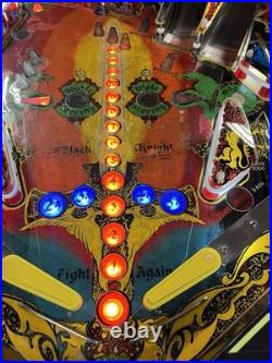1980 Black Knight Pinball Machine Professional Techs Full Leds Plays Great