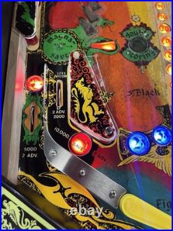 1980 Black Knight Pinball Machine Professional Techs Full Leds Plays Great