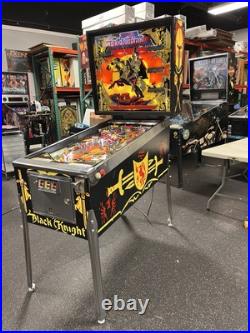 1980 Black Knight Pinball Machine Professional Techs Full Leds Plays Great 1980 Black Knight Pinball Machine Professional Techs Full Leds Plays Great