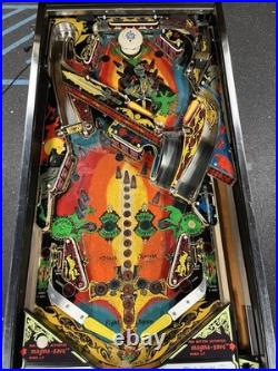 1980 Black Knight Pinball Machine Professional Techs Full Leds Plays Great