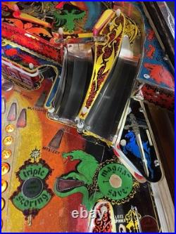 1980 Black Knight Pinball Machine Professional Techs Full Leds Plays Great