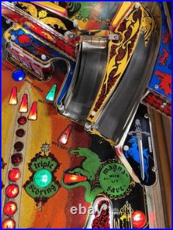 1980 Black Knight Pinball Machine Professional Techs Full Leds Plays Great 1980 Black Knight Pinball Machine Professional Techs Full Leds Plays Great