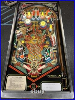 1980 Buck Rogers Pinball Machine Professional Techs Plays Great 8 Drop Targets