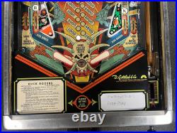 1980 Buck Rogers Pinball Machine Professional Techs Plays Great 8 Drop Targets