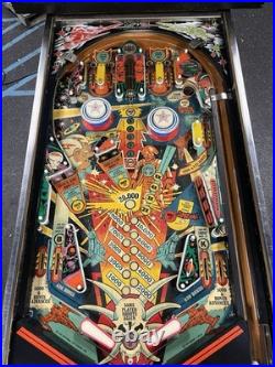 1980 Buck Rogers Pinball Machine Professional Techs Plays Great 8 Drop Targets