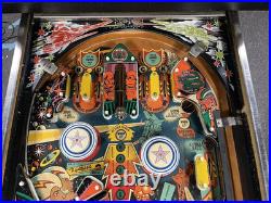 1980 Buck Rogers Pinball Machine Professional Techs Plays Great 8 Drop Targets